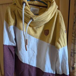Wanakome Adventure Hoodie in Yellow and Brown